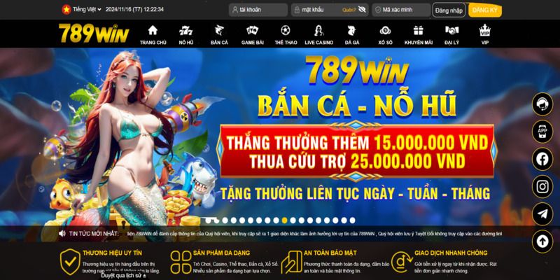 Bắn cá 789win